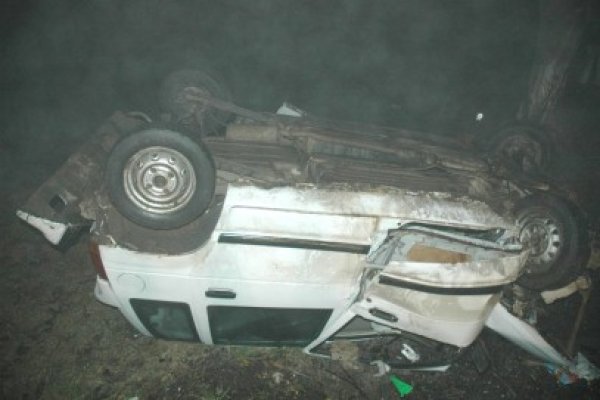 S-a răsturnat cu maşina, în drum spre Murfatlar